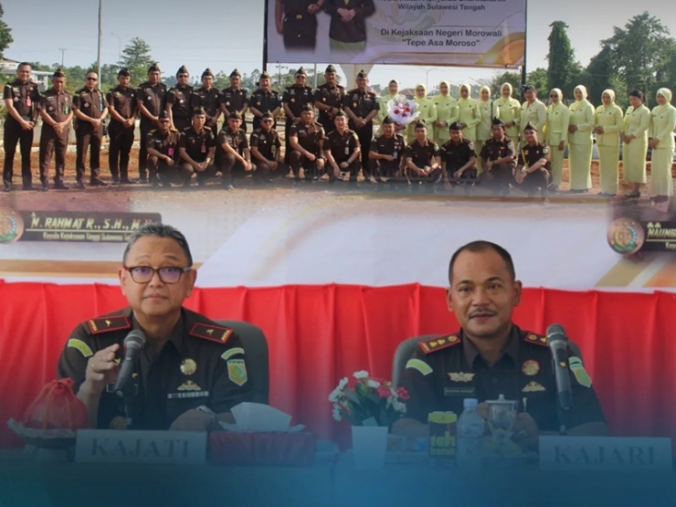 Kunjungan Kerja Kepala kejaksaan Tinggi Sulawesi Tengah pada Kejaksaan Negeri Morowali